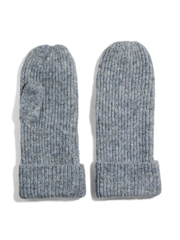 PIECES PIECES Rukavice sa spojenim prstima  siva melange