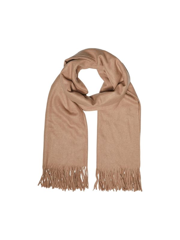 PIECES PIECES Šal  boja devine dlake (camel)