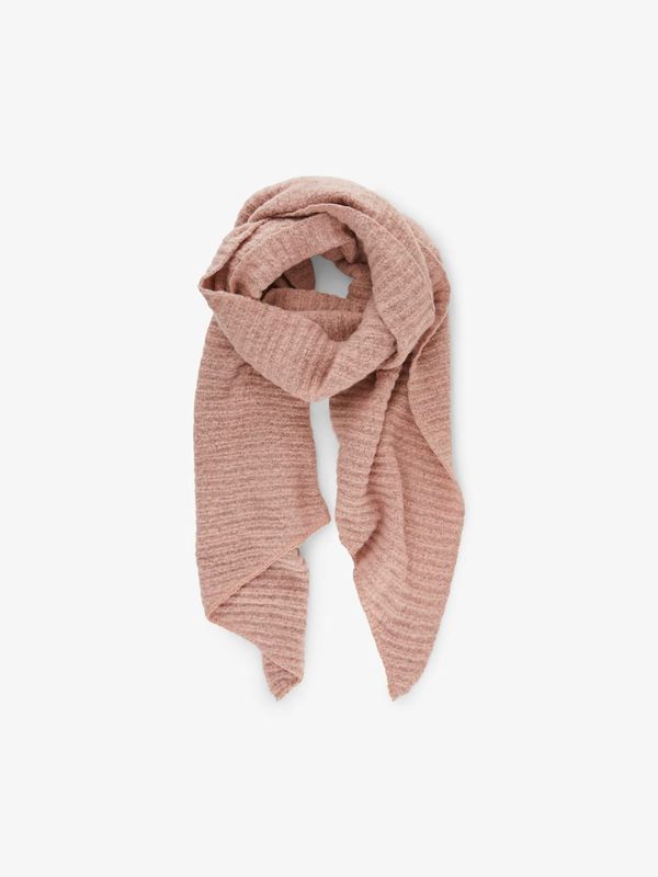 PIECES PIECES Šal 'PCPYRON'  prljavo roza