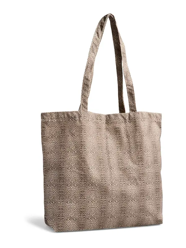 PIECES PIECES Shopper torba 'PCKAREN'  bež / svijetlosmeđa / crna