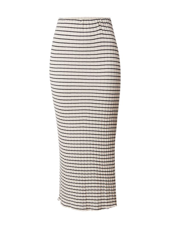 PIECES PIECES Suknja 'PCIRIS'  bež / crna