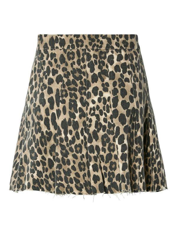 PIECES PIECES Suknja 'PCJUNIA'  bež / smeđa / crna