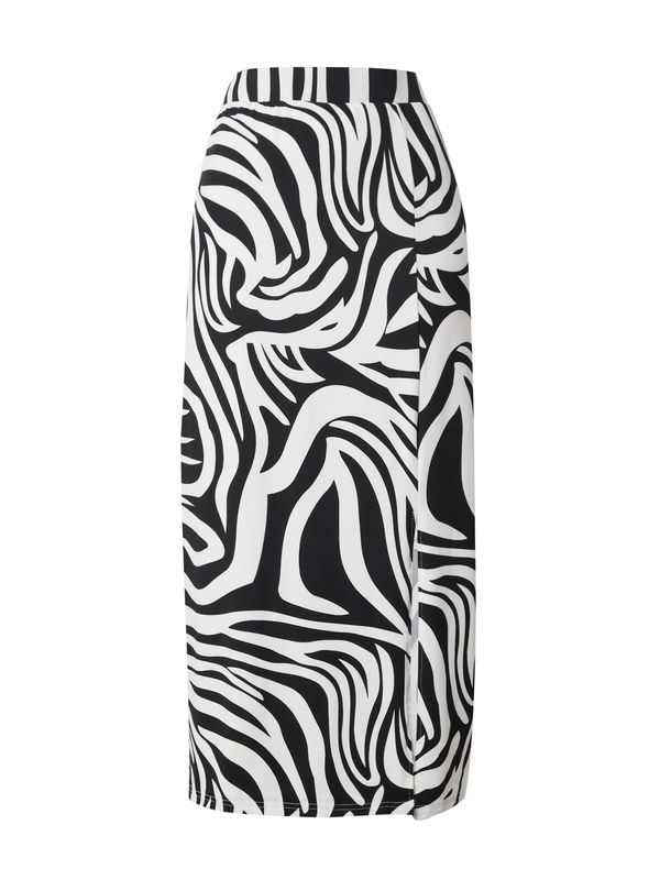 PIECES PIECES Suknja 'PCNALA'  crna / bijela