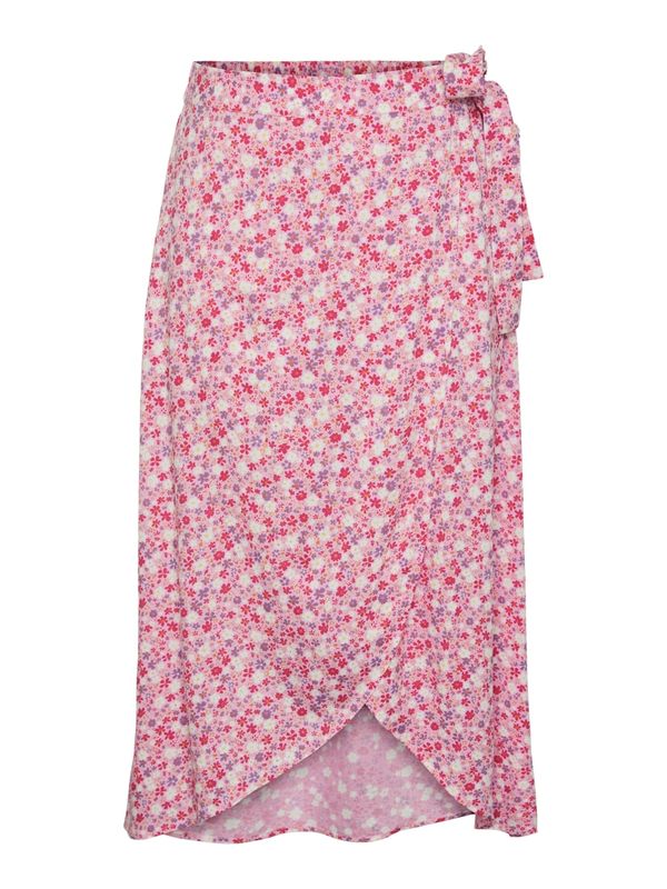 PIECES PIECES Suknja 'PCTALA'  svijetloljubičasta / roza / roza / bijela