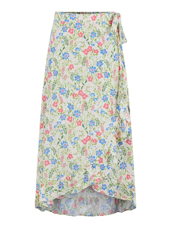 PIECES PIECES Suknja 'Sandy'  plava / zelena / roza / bijela