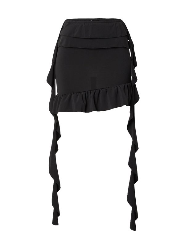 PIECES PIECES Suknja 'SASSY'  crna