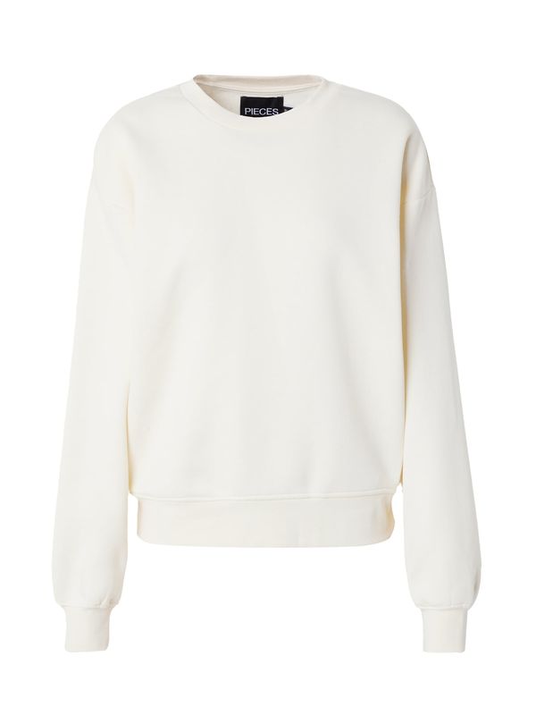 PIECES PIECES Sweater majica 'PCCHILLI'  bijela