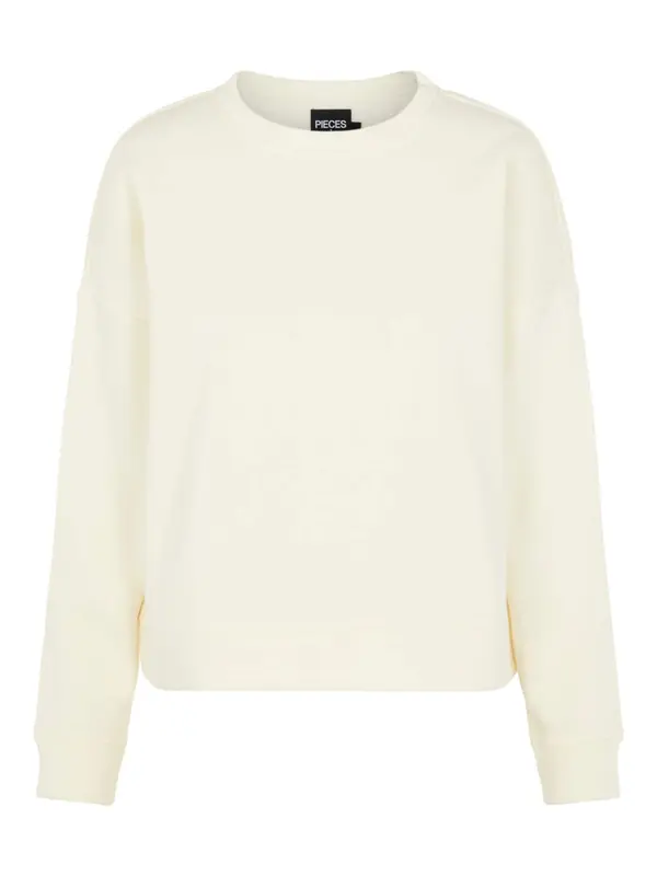 PIECES PIECES Sweater majica 'PCChilli'  bijela