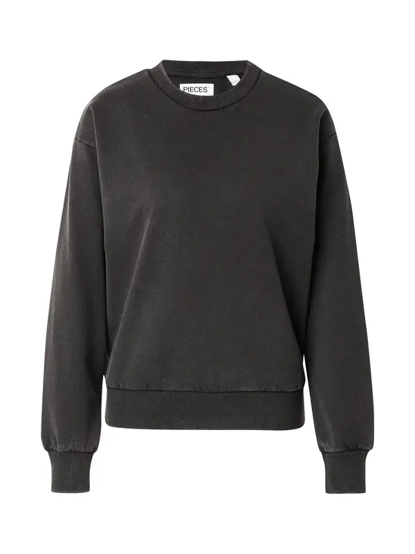 PIECES PIECES Sweater majica 'PCChilli'  crna