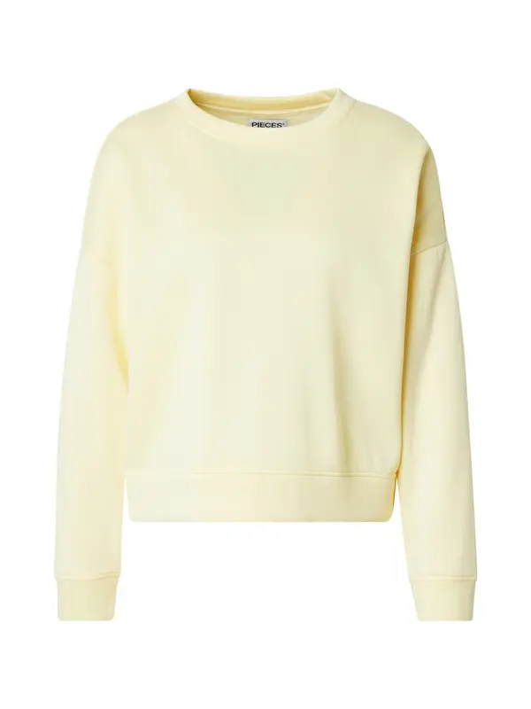 PIECES PIECES Sweater majica 'PCCHILLI'  limeta zelena