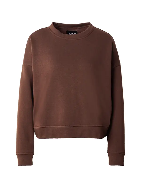 PIECES PIECES Sweater majica 'PCCHILLI'  tamno smeđa