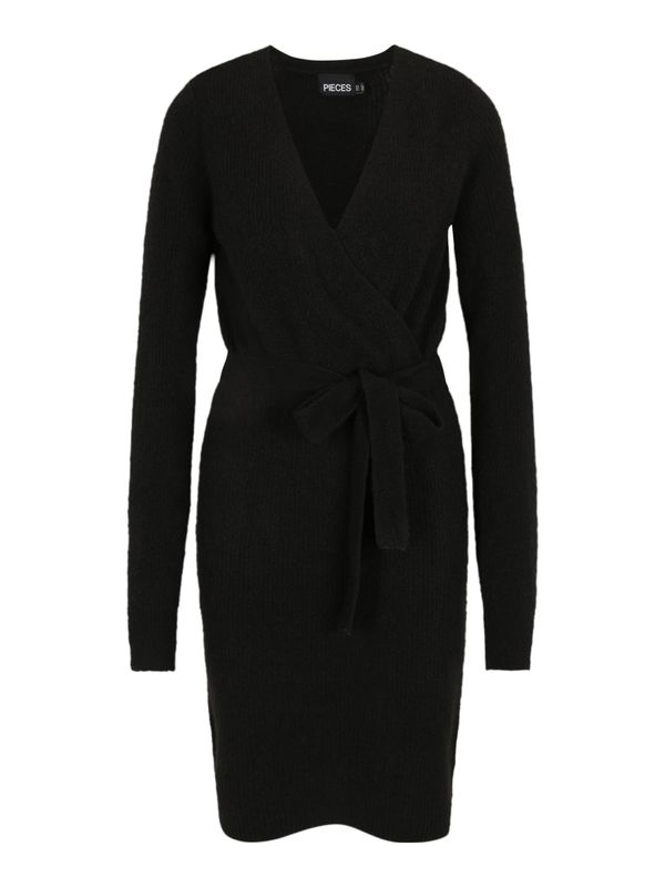 Pieces Tall Pieces Tall Pletena haljina 'ELLEN'  crna