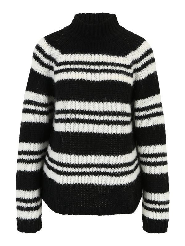 Pieces Tall Pieces Tall Pulover  crna / bijela