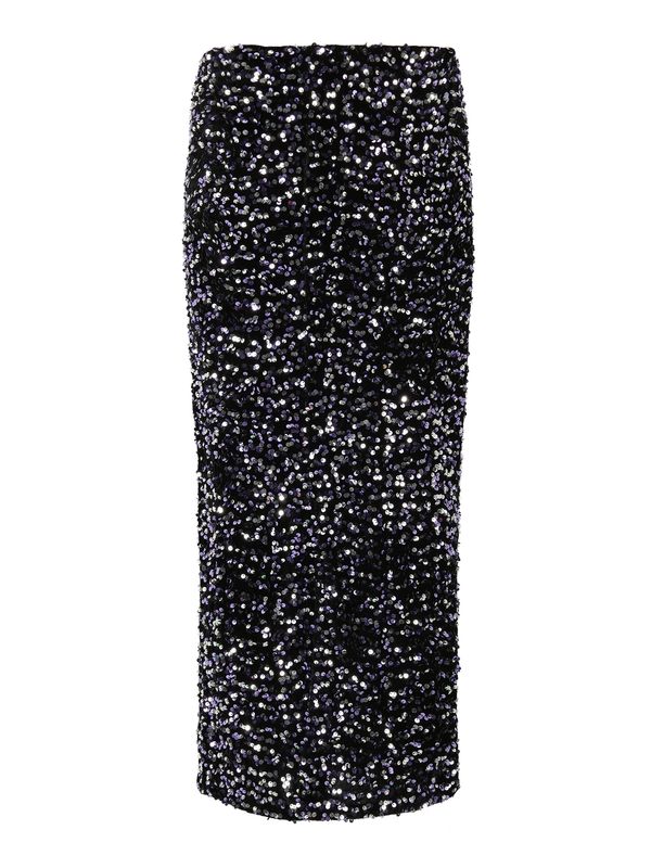 Pieces Tall Pieces Tall Suknja 'KAM'  ljubičasta / crna / bijela