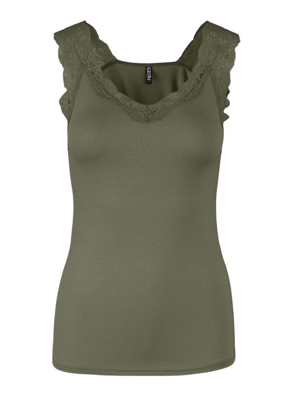 PIECES PIECES Top 'Barbera'  tamno zelena