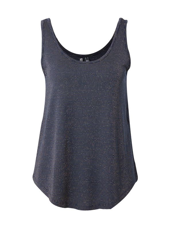 PIECES PIECES Top 'Billo'  morsko plava / zlatna