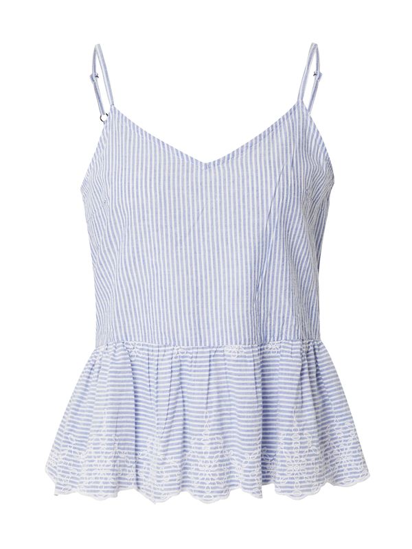 PIECES PIECES Top  plava melange / bijela