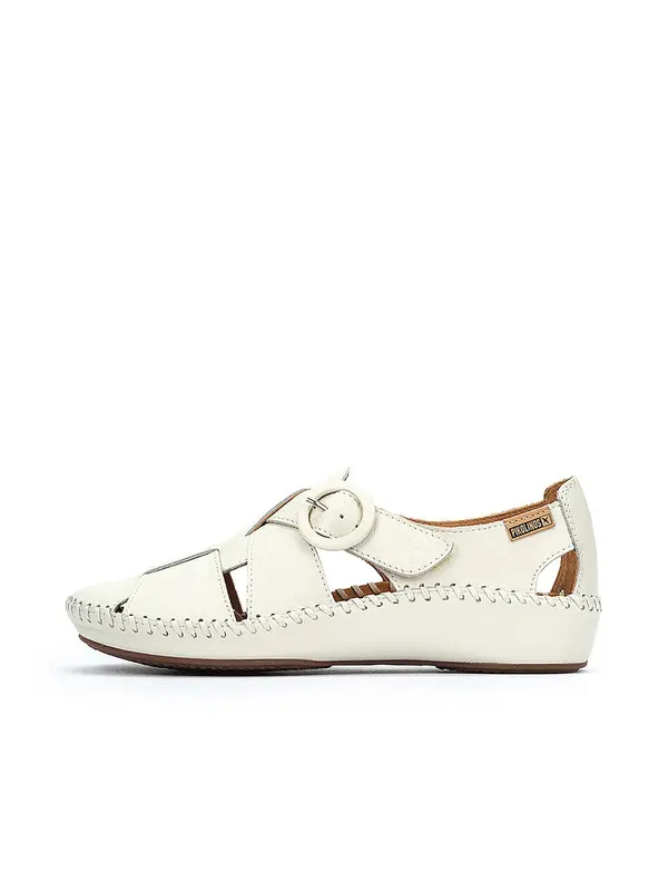 PIKOLINOS PIKOLINOS Slip On cipele 'Vallarta'  boja devine dlake (camel) / bijela