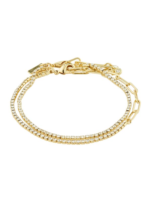 Pilgrim Pilgrim Narukvica 'Rowan'  zlatna / prozirna