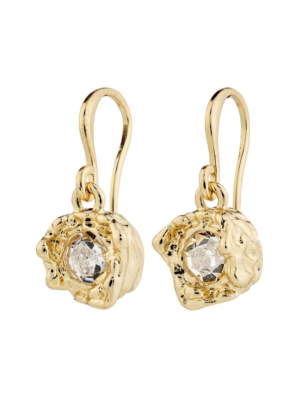 Pilgrim Pilgrim Naušnice 'Callum'  zlatna / bijela