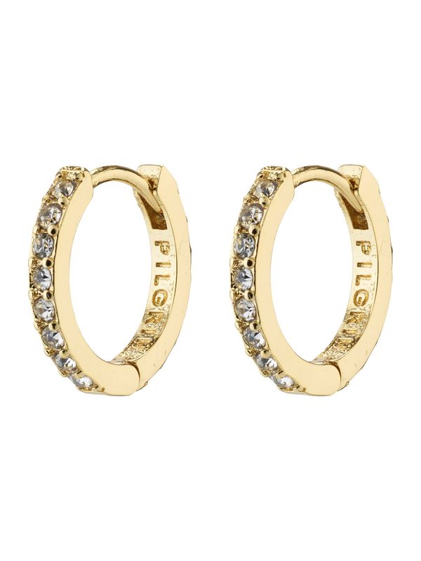 Pilgrim Pilgrim Naušnice 'EBNA'  zlatna / prozirna