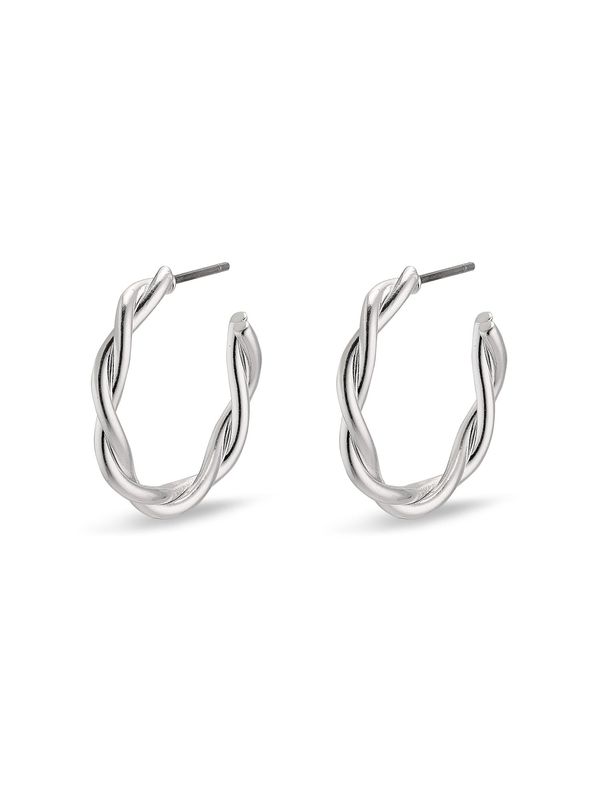 Pilgrim Pilgrim Naušnice 'Naja'  srebro