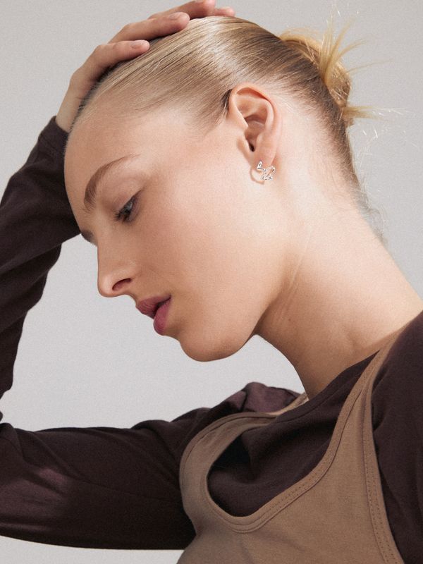 Pilgrim Pilgrim Naušnice 'PENELOPE'  srebro