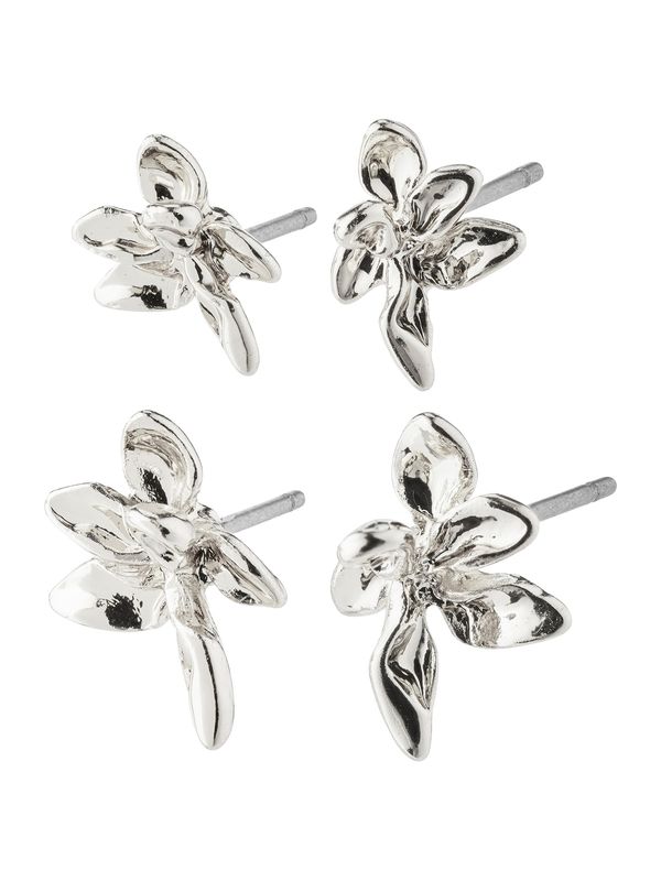 Pilgrim Pilgrim Naušnice 'Riko'  srebro