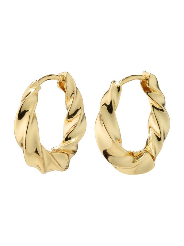 Pilgrim Pilgrim Naušnice 'TAFFY'  zlatna