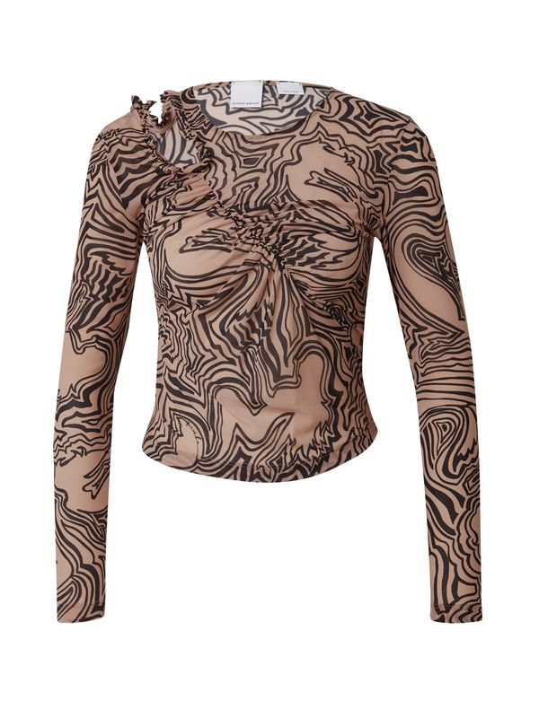 PINKO PINKO Majica  bež / crna