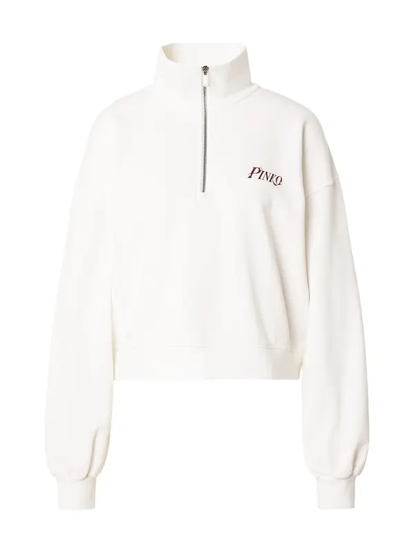 PINKO PINKO Sweater majica  ciklama / bijela