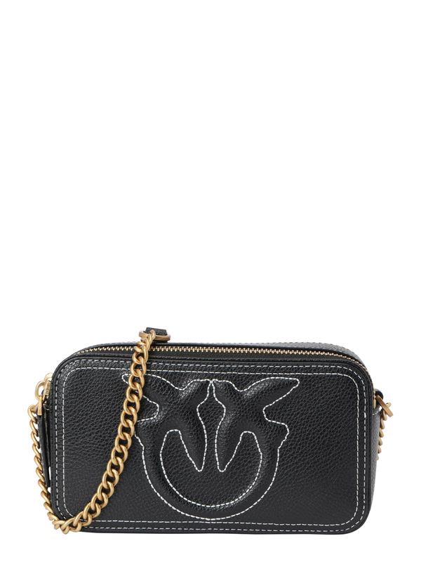 PINKO PINKO Torba preko ramena  crna / bijela