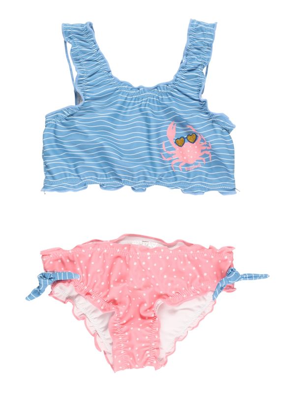 PLAYSHOES PLAYSHOES Bikini 'Krebs'  sivkasto plava / zlatna / roza / bijela