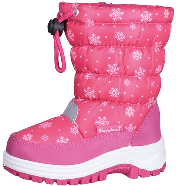 PLAYSHOES PLAYSHOES Čizme za snijeg  svijetlosiva / roza / bijela