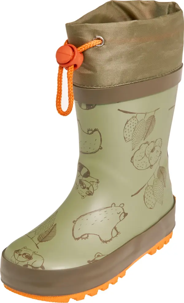 PLAYSHOES PLAYSHOES Gumene čizme  kaki / maslinasta / svijetlonarančasta