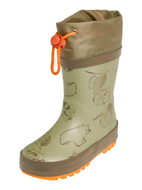 PLAYSHOES PLAYSHOES Gumene čizme  kaki / maslinasta / svijetlonarančasta