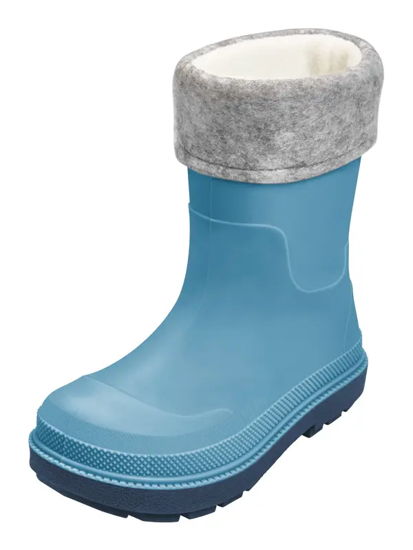 PLAYSHOES PLAYSHOES Gumene čizme  neonsko plava / siva melange