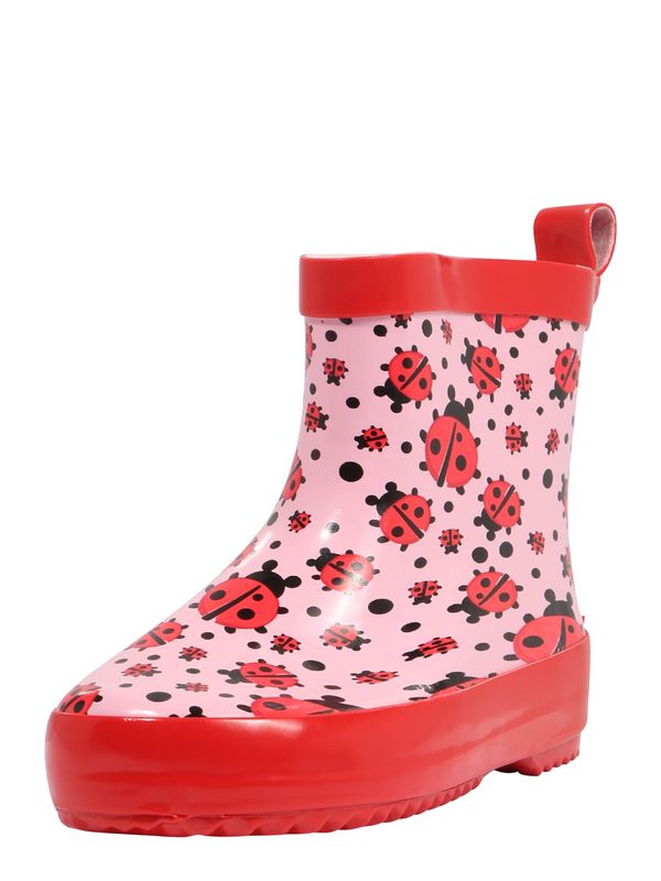 PLAYSHOES PLAYSHOES Gumene čizme  roza / svijetlocrvena / crna