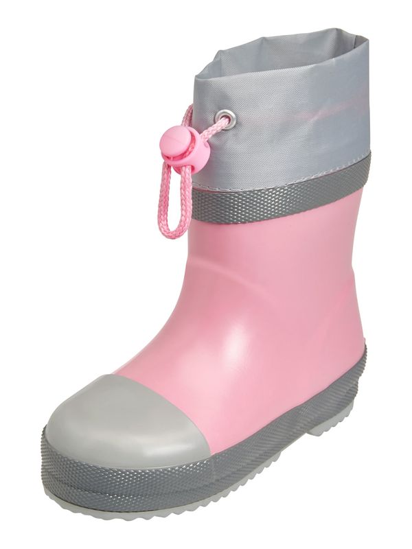 PLAYSHOES PLAYSHOES Gumene čizme  srebrno siva / tamo siva / roza