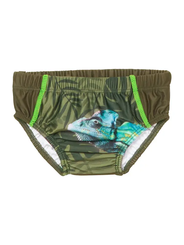 PLAYSHOES PLAYSHOES Kupaće gaće 'Chameleon'  tirkiz / maslinasta / kraljevski zelena / svijetlozelena