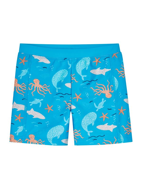 PLAYSHOES PLAYSHOES Kupaće hlače 'Meerestiere'  tirkiz / narančasta / bijela
