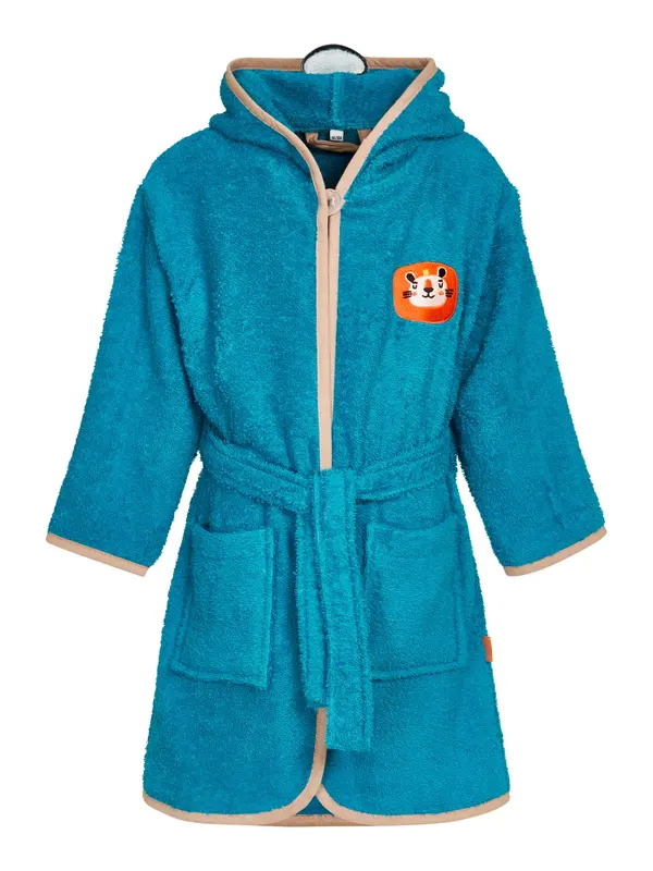 PLAYSHOES PLAYSHOES Kupaći ogrtač 'Dschungel'  bež / cijan plava / narančasta