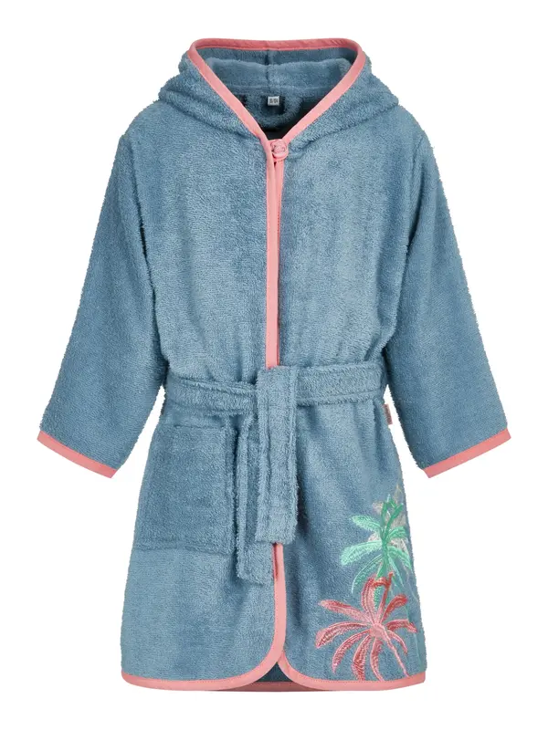PLAYSHOES PLAYSHOES Kupaći ogrtač  taupe siva / zelena / roza