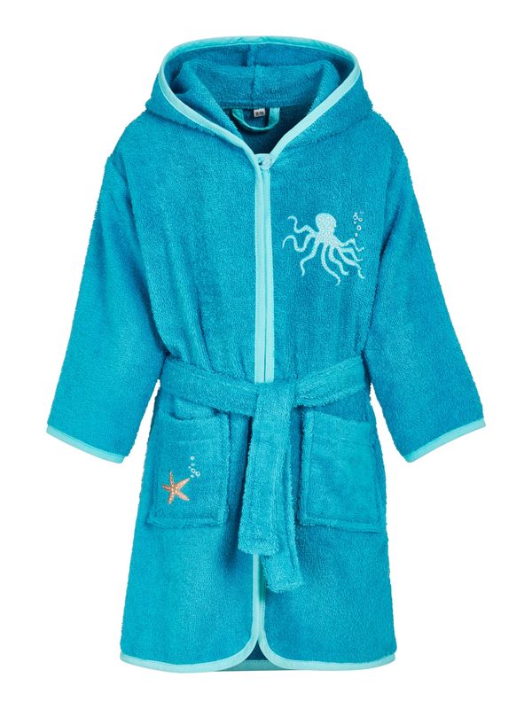 PLAYSHOES PLAYSHOES Kupaći ogrtač  tirkiz / svijetloplava / narančasta