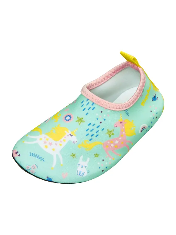 PLAYSHOES PLAYSHOES Natikače 'Einhorn'  plava / žuta / menta / bijela