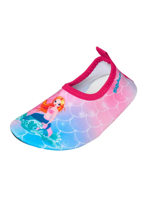 PLAYSHOES PLAYSHOES Natikače 'Meerjungfrau'  azur / narančasta / roza / svijetloroza
