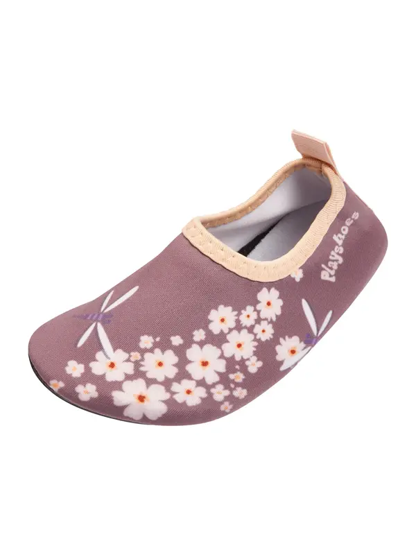 PLAYSHOES PLAYSHOES Natikače  pastelno žuta / sivkasto ljubičasta (mauve) / tamno narančasta / bijela