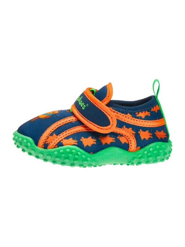 PLAYSHOES PLAYSHOES Natikače 'Pirat'  morsko plava / konjak / jabuka / narančasta
