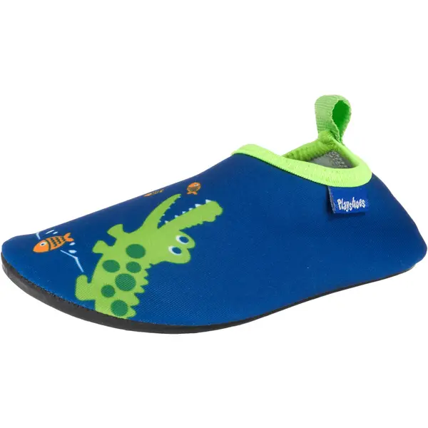 PLAYSHOES PLAYSHOES Otvorene cipele 'Krokodil'  plava / limeta