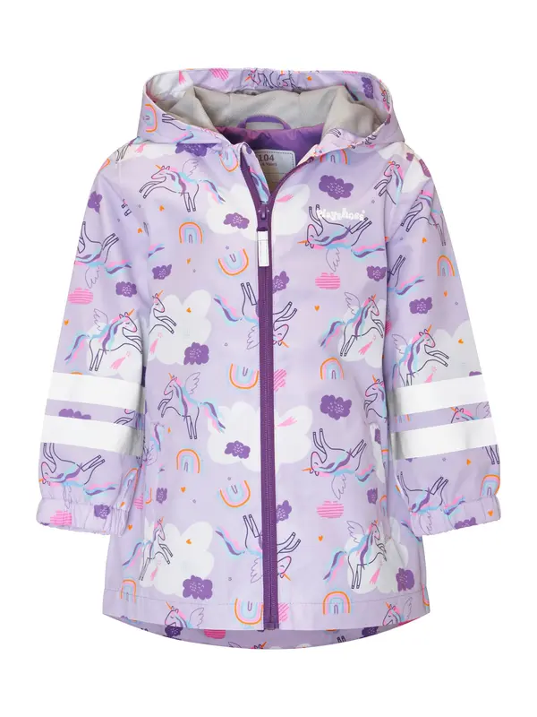 PLAYSHOES PLAYSHOES Outdoor jakna 'EINHORN'  azur / ljubičasta / lavanda / bijela